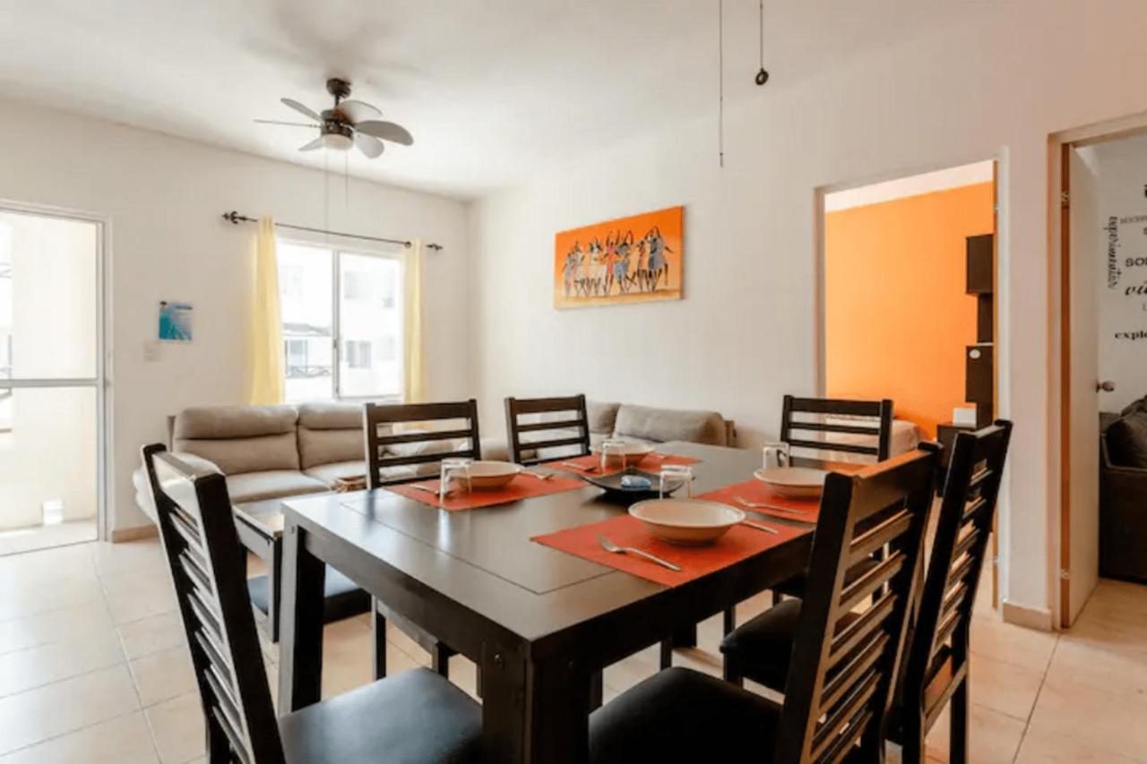 Apartamento En Fraccionamiento Privado 6 Personas, 5 Camas, Piscina Cerca De La Playa Playa del Carmen Exterior foto